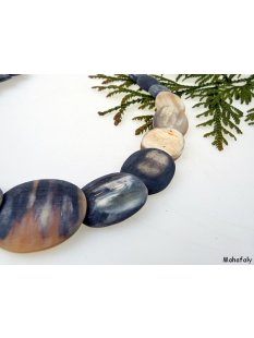 Hornkette Kagemaru matt poliert  57 cm = Code G