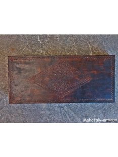 Zafimaniry Sitzbank lang aus Palisanderholz 50 cm. MF69...