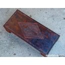 Zafimaniry Sitzbank lang aus Palisanderholz 50 cm. MF69 ca. 1940