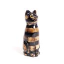 Hornfigur Katze = Code C gestreift 6,5 cm