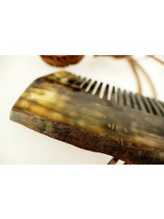 Hornkamm Massagekamm Naturalis 12 x 5 cm = Code D