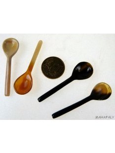 Salzl&ouml;ffel Mini 4 oder 6 cm  1 St&uuml;ck Code X L&auml;nge 6 cm Laffe 2 cm (Fotos ovale Schale)