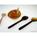 Salzl&ouml;ffel Mini 4 oder 6 cm  1 St&uuml;ck Code X L&auml;nge 6 cm Laffe 2 cm (Fotos ovale Schale)