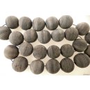 Hornperlen D: 20 mm 25 St. im 50 cm Strang hell geflammt+ hochpoliert