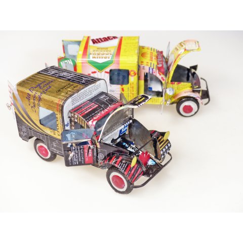 Citroen 2 CV Kastenente spezial = 15 cm - 25 % reduziert = Code D, Auslaufmodell nie wieder verf&uuml;gbar !