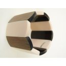 Horn Armband Hosijas braun/wei&szlig; 50 mm = Code E