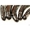 Horn Phallusskulptur und Dildo 24 bis 27 cm = Code F gl&auml;nzend poliert
