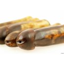 Horn Phallusskulptur und Dildo 21 bis 24 cm = Code E seidenmatt natur