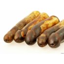 Horn Phallusskulptur und Dildo 24 bis 27 cm = Code F seidenmatt natur