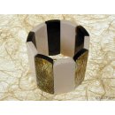 Horn Armband Hosijas antik/wei&szlig; 50 mm = Code E