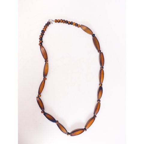 Hornkette Hantasoa braun gecremt 75 cm - 50% reduziert