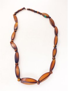 Hornkette Hantasoa braun gecremt 75 cm - 50% reduziert