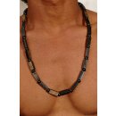 Hornkette Hiaja 70 cm schwarz gecremt - 50% reduziert