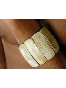 Horn Armband Hobea braun 45 mm = Code E