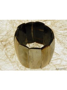 Horn Armband Hobea braun 45 mm = Code E
