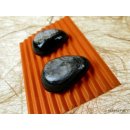 Ohrstecker. tropfenf&ouml;rmig gew&ouml;lbt 15 mm = Code E dunkel