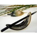Horn Haarspange poliert mit Nadel = Code D