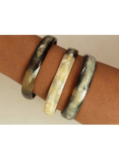 Horn Armreifen. geschlossen 10 mm = Code Z 58 - 62 mm