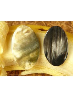 Horn Ohrclip. oval 15  mm = Code E
