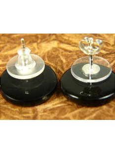 Horn Ohrclip. oval 15  mm = Code E