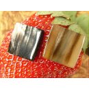 Horn Ohrclip. quadrat 15  mm = Code E