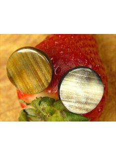 Horn Ohrclip. rund 15  mm = Code E