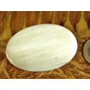 Horn Broschen. 4 cm = Code B dunkel rund