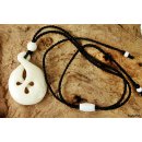 Knochen Anh&auml;nger Maori Motiv Salao70 mm Code E, Nr.B7028