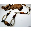Horn Gliederkette Garmikarata 95 cm echt Horn Schmuck Hornkette horn necklace
