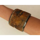 Horn Armreifen Horingo antik braun geschlossen 60 mm= Code D