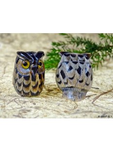 Hornfigur Waldohreule kauernd = Code A 3,5 cm