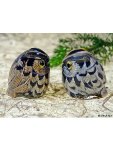 Hornfigur Waldohreule kauernd = Code A 3,5 cm