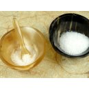 Horn Schale Mini 4 cm rund mit L&ouml;ffel  Code A