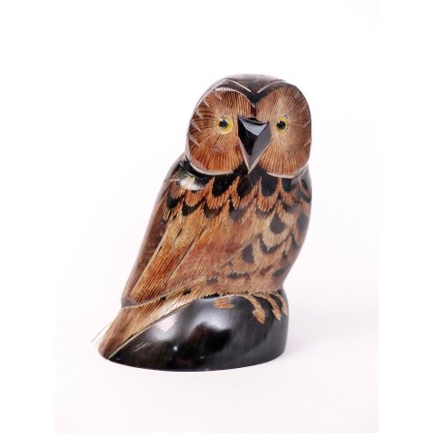 Hornfigur Schleiereule = Code E 9 cm