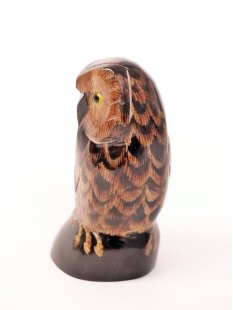 Hornfigur Schleiereule = Code E 9 cm