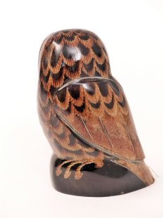 Hornfigur Schleiereule = Code E 9 cm