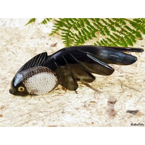 Hornfigur Schleierfisch = Code H 15 cm