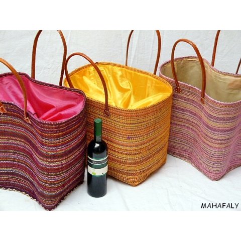 Sisal Korb Pixel 46 cm Farbmix = Code gr&uuml;n