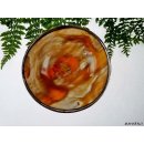 Horn Schale Houanne, rund silver plated 13 cm