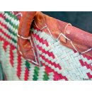 Rabane / Rattan Korb Frezy Farbmix 38 cm = Code blau