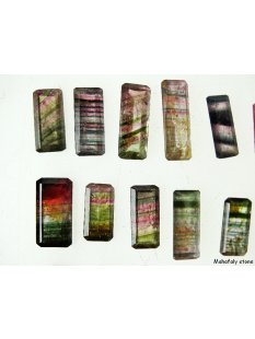 polychrome Madagaskar Turmaline facettiert Baguette im...