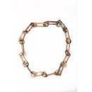 Horn Gliederkette Gayelala antik matt Fixl&auml;nge 120 cm = Code J