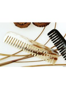 1 x Hornkamm Entklettkamm Martha 15 x 3,5 cm = Code D