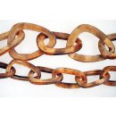 Horn Gliederkette Rivo2 antik matt geschliffen Fixl&auml;nge 90 cm = Code J