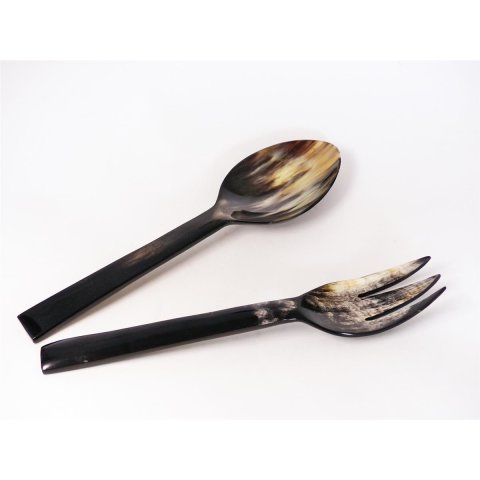 Horn Salatbesteck Classic gro&szlig; 34 cm = Code F