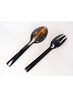 Horn Salatbesteck Classic gro&szlig; 34 cm = Code F