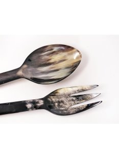 Horn Salatbesteck Classic gro&szlig; 34 cm = Code F