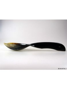 Horn Salatgabel Afrika geschwungen poliert 27 cm = Code F