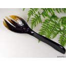 Horn Salatgabel Afrika geschwungen poliert 27 cm = Code F