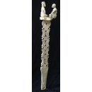 AL185 original AloAlo Grabstele der Mahafaly antik 2 M&auml;nner im Gespr&auml;ch 155 cm ca. 1925